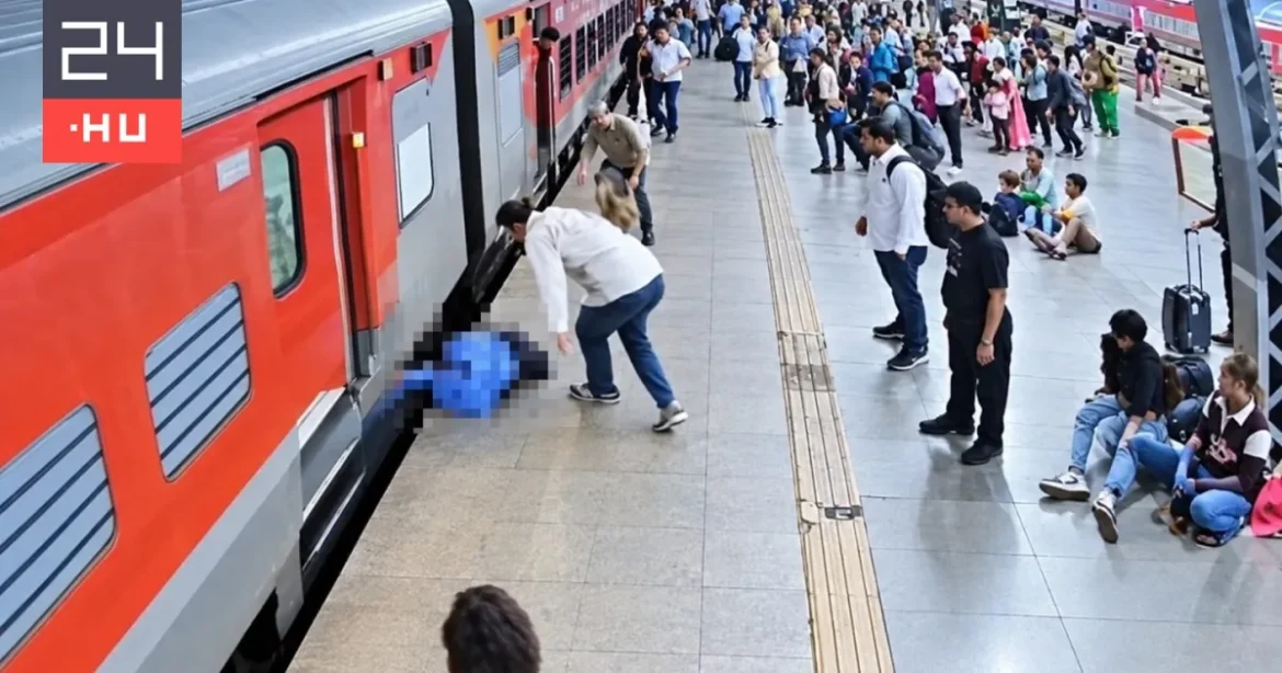 50 méteren át húzta a vonat a szerelvényt – videó