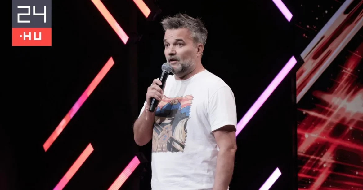 Hevér Gábor X-Faktor színpadán: Fenyő Miklós dalt adott elő
