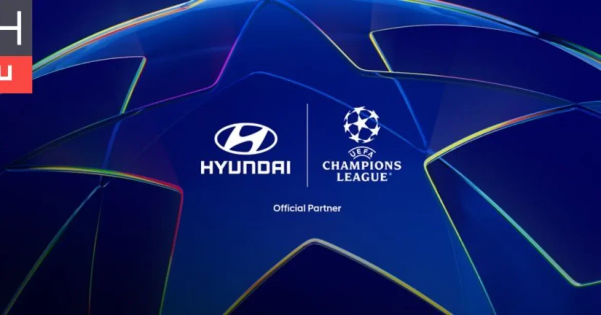 Hyundai Motor az UEFA-bajnokok ligája hivatalos autóipari partnere