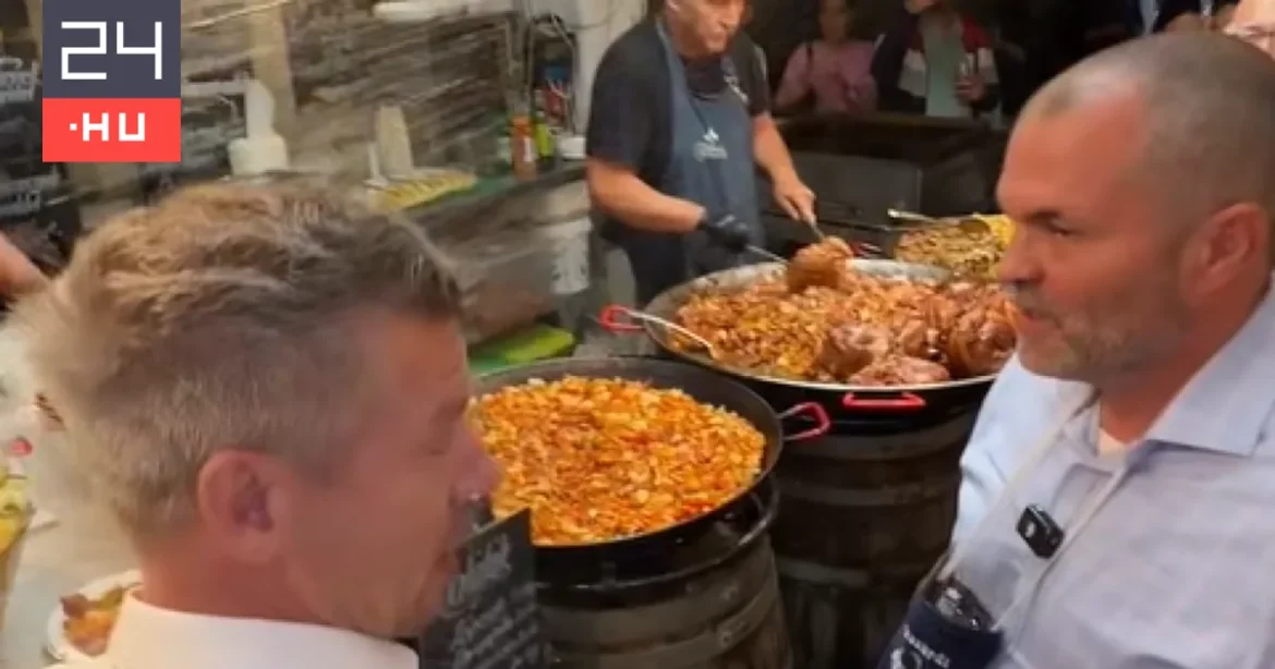 Magyar Pétert borral öntötték le Szekszárdon