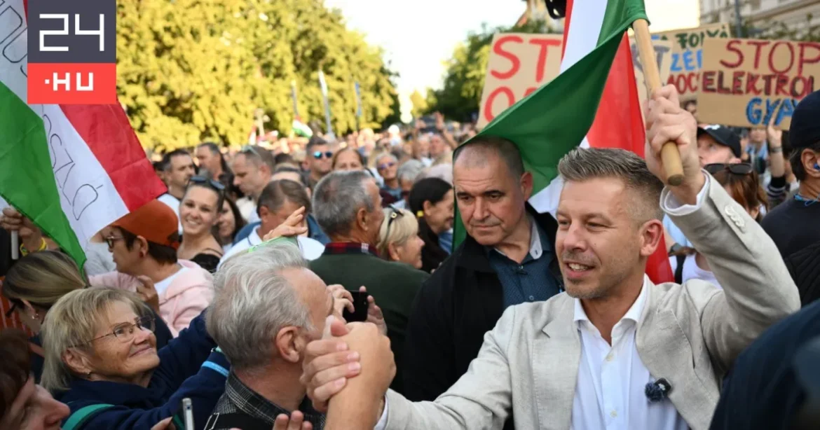 Magyar Pétert tojással megcélzó férfit előállították