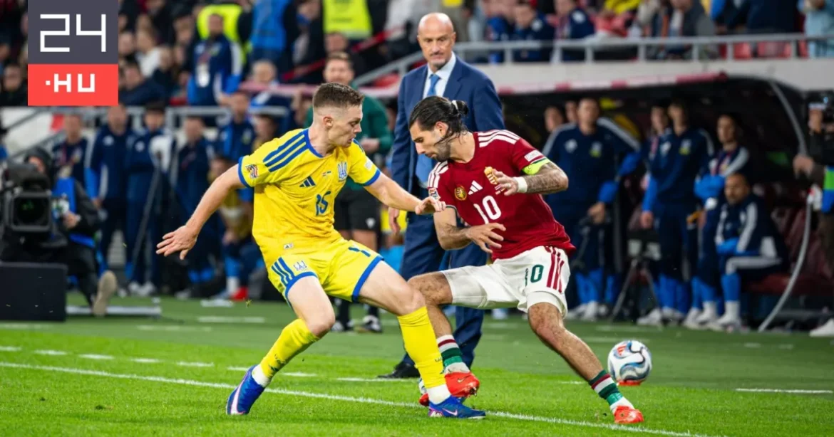 Magyarok arcát kezekbe temetve, térden – így zárult az ukránok elleni meccs