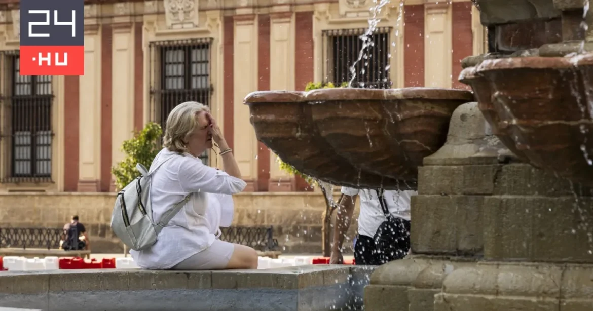 Sevillában 41,3 Celsius-fokos hőséget mértek