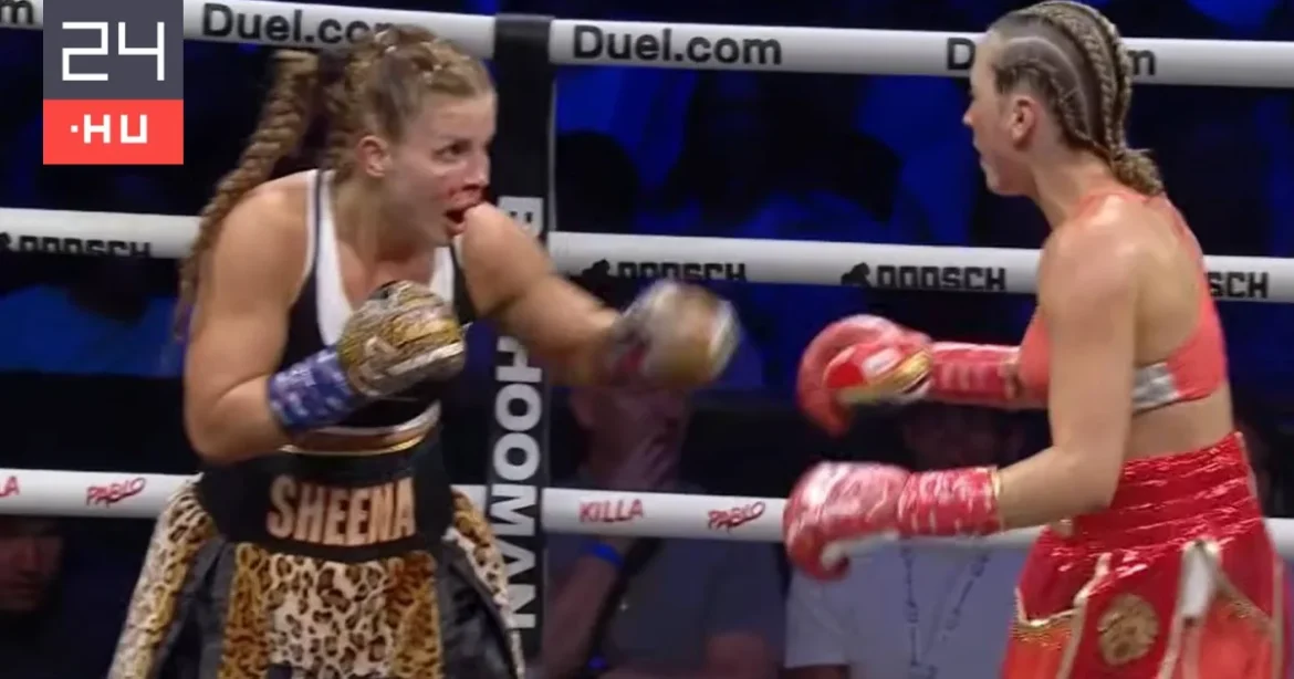Szabó Franciska orrtöréssel is harcolt, TKO-val kapott ki a Misfits Boxingban