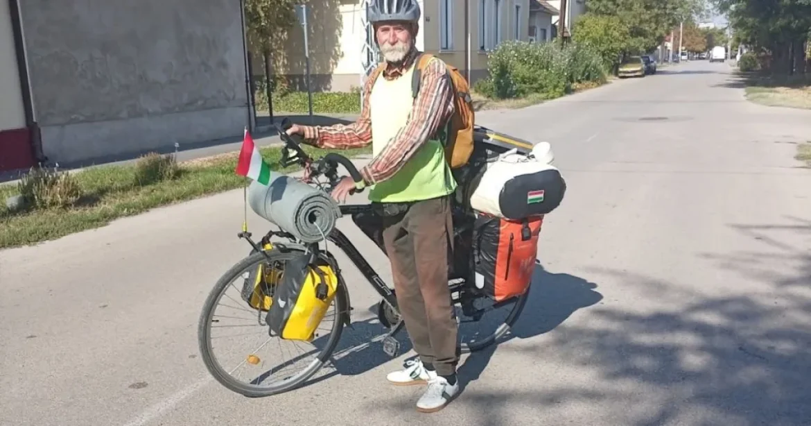 Tízezer kilométert tekert végig Európán a szanki férfi