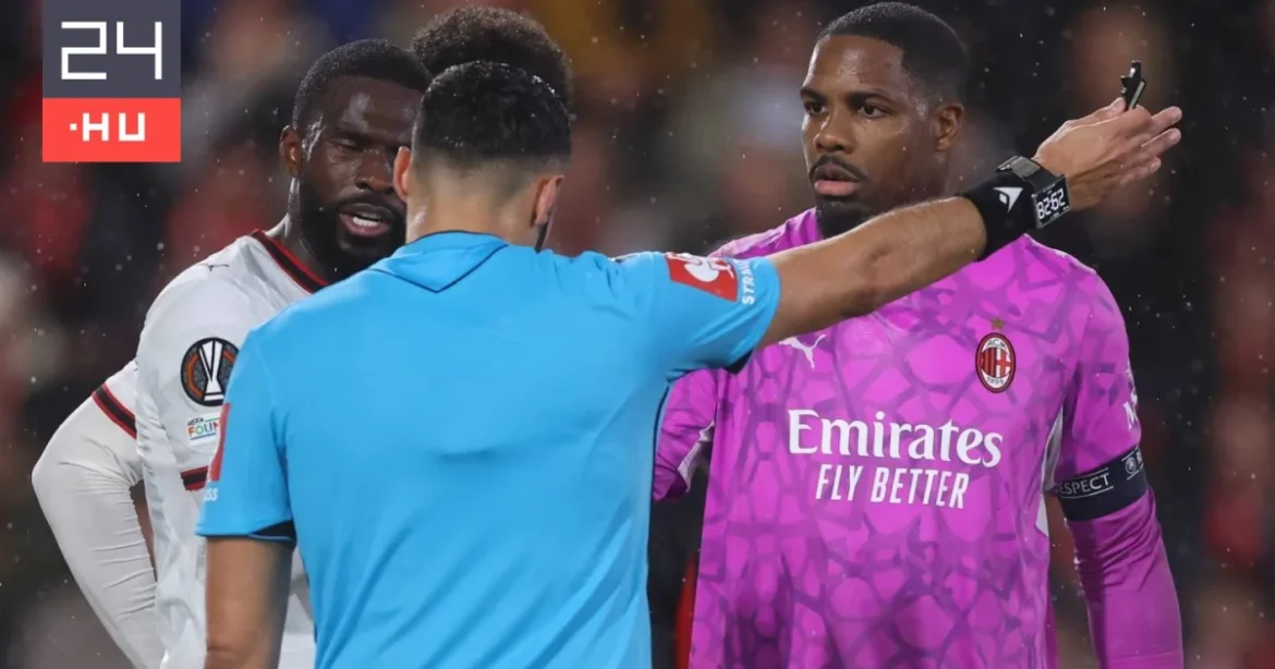 Arcon csapta ellenfelét, piros lapot kapott az AC Milan kapusa