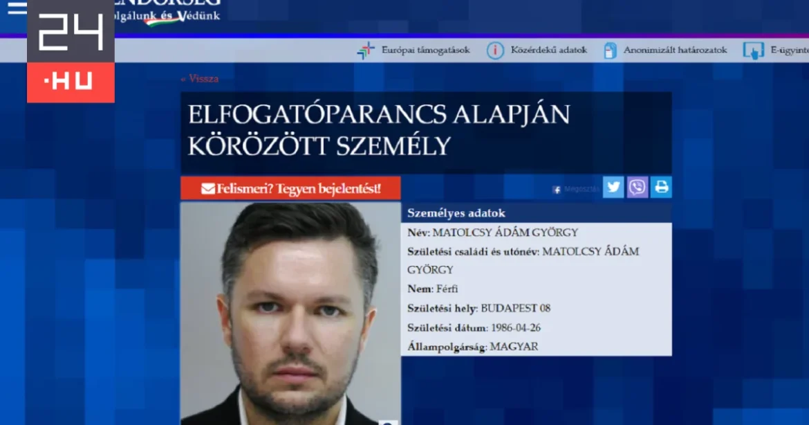 Európai és nemzetközi körözést adtak ki Matolcsy Ádám ellen