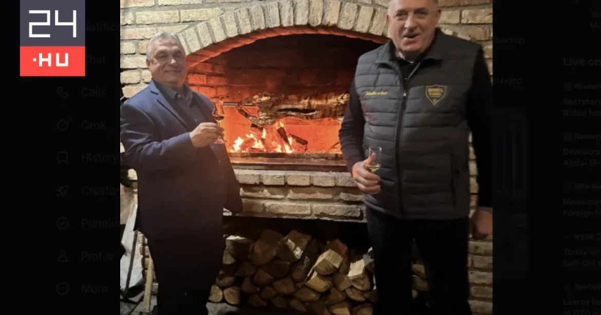 Orbán Viktor boszniai utazásán italozással töltötte az időt